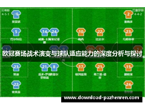 欧冠赛场战术演变与球队适应能力的深度分析与探讨
